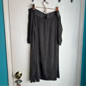 JAY AHR off the shoulder viscose mini  dress